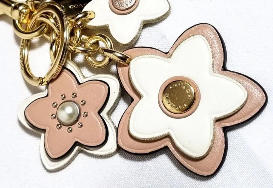 新品・未使用 COACH 桜 チェリーブロッサム ティーローズ キーホルダー 新品・未使用 COACH 桜 チェリーブロッサム ティーローズ