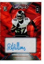 Demarcco Hellams 2023 Wild Card American Metallix Auto /4 Autograph