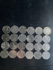 50 Pence Coins Joblot, Olympic, Beatrix Potter, E.c.t