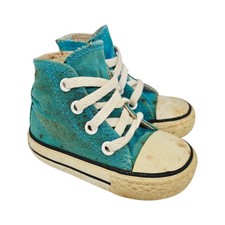 Vintage 70s 80s Converse Chuck Taylor Size 3 All Star Blue Kids Made In Korea