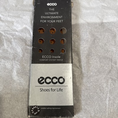ECCO NEW IN BOX Comfort Fiber System Leather Insole  size 36, CFS 0013 Track II