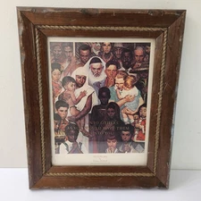 Do Unto Others The Golden Rule by Norman Rockwell April 1 1961 Art Print 18"x15"
