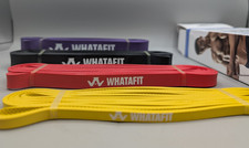 Heavy Duty Resistance Bands Set of 4  Exercise Pull up Assist Fitness Workout