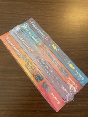 Lightning Girl Book Lot by Alesha Dixon Books 1-4 Aurora Beam Superhero Girl NEW