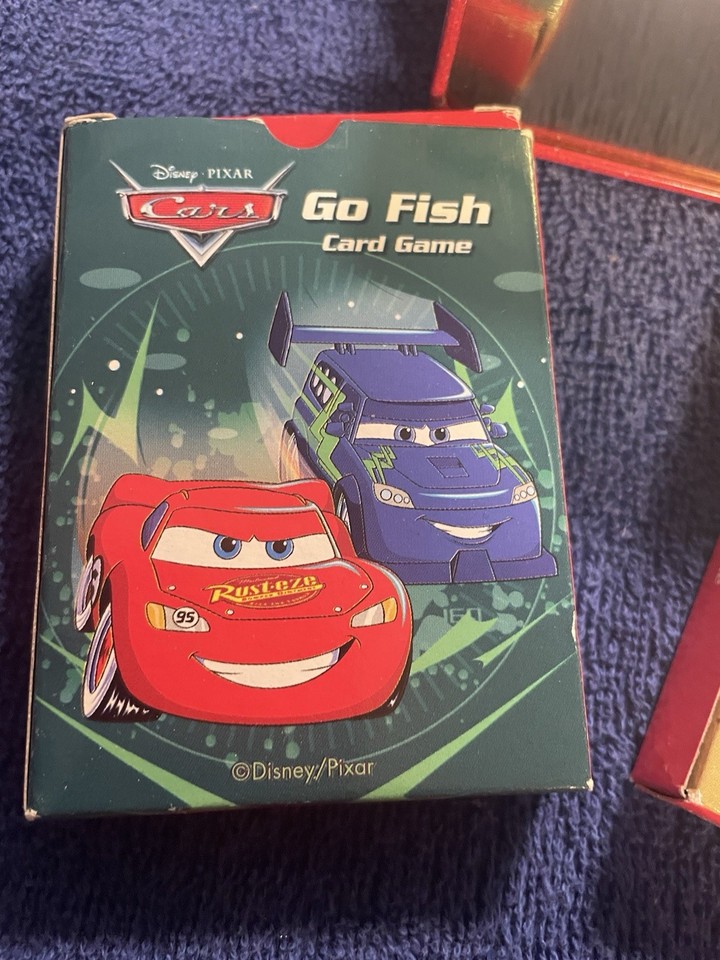 Cardinal Games Disney Pixar Cars Card Games Go Fish & Crazy Eights | eBay