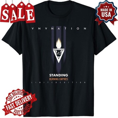 New Standing VNV Nation Short Sleeve Men S-235XL T-Shirt 23D807
