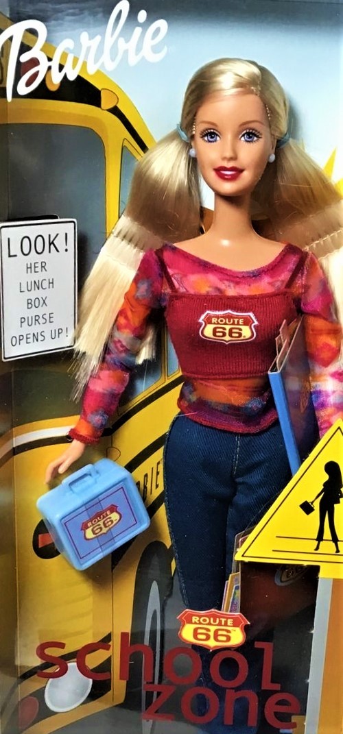 Route 66 School Zone Barbie Doll Kmart Special Edition 2001