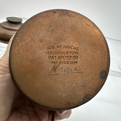 Antique 1900 Copper Jos Heinrichs Magic Paris New York Burner | eBay