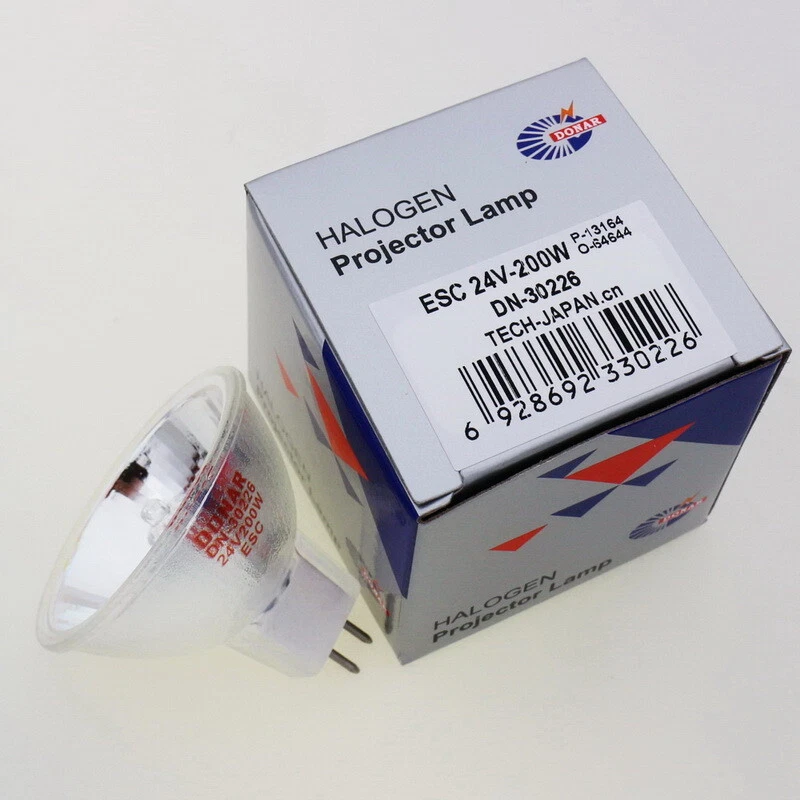 Lampada lampadina ESC 24V 200W per proiettore Elmo GS1200 Super 8 luce proiettore scorrevole - Immagine 3 di 3