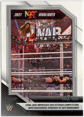 2022 Panini WWE NXT Highlights Cora Jade Rookie Card #37