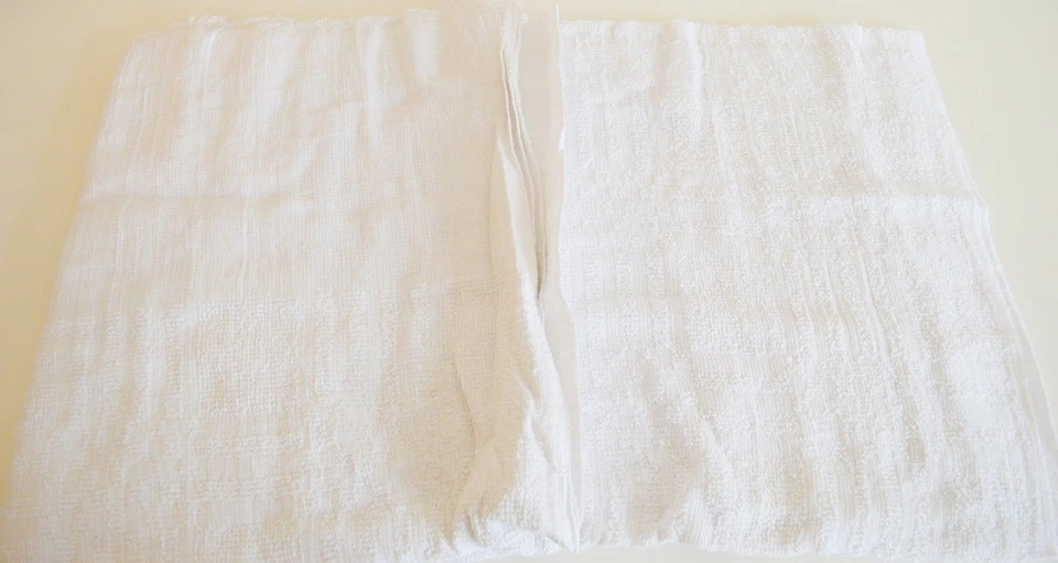 Commercio all'ingrosso Joblot 10 * DEULXE ASCIUGAMANO IHRAM DA UOMO HAJJ & UMRAH BIANCO NUOVO SAUDITA NUOVO   - Immagine 2 di 2