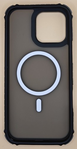 iPhone 16 Pro Max Magnetic Shockproof Case with Stand MagSafe-Black - 第 2/10 張圖片