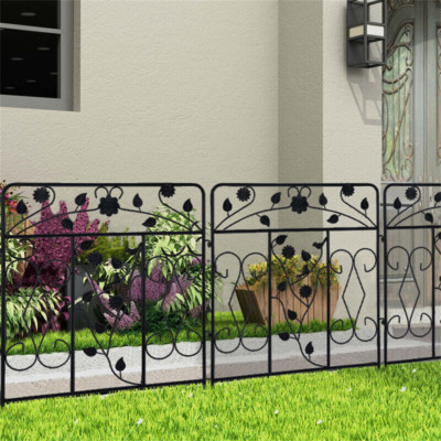 5X Folding Landscape Wire Patio Fences Garden Picket Panel Fences Animal Barrier