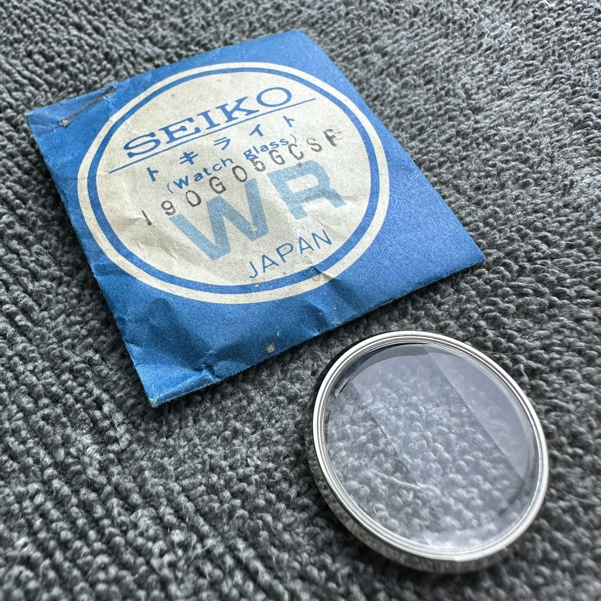 NOS FACETED GLASS CRYSTAL+BEZEL+GASKET SEIKO LADY 2205-0670 2205
