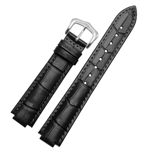 Leder Uhrenarmband für Cartier Ballon Bleu 14-22 mm konvex Herren Damen Watchband - Bild 15 von 44