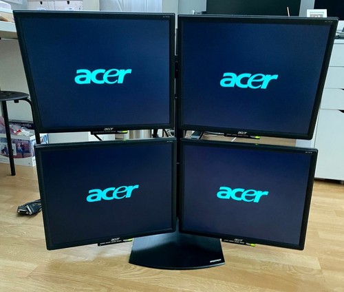 Ergotron DS100 Quad Monitor Desk Stand 