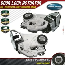 2x Door Lock Actuator for Lexus Toyota Camry Highlander Sienna Rear Left & Right
