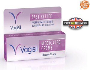 intimate medicated itch vagisil 30g irritation burning relief fast cream