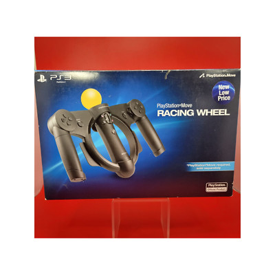 Official Sony PlayStation Move Racing Wheel PS3 NEW Open Box