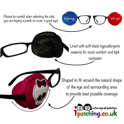 Blaue Hundebrille Augenpflaster Amblyopie faules Auge Okklusion Therapie Behandlung Kinder - Bild 10 von 18