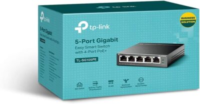 TP-Link TL-SG105 5-Ports Gigabit Netzwerk Switch bis 2000 MBit/s im Vollduplex