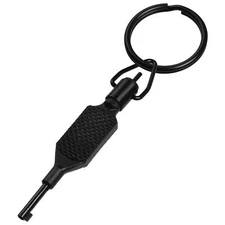 Flat Knurled Swivel Handcuff Key Universal for Standard Series Hand Cuffs