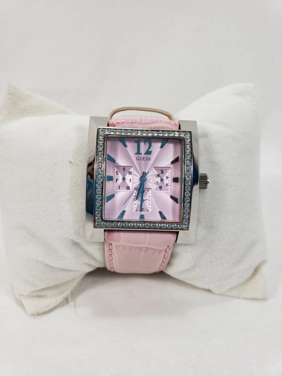 Pink hotsell crystal watch