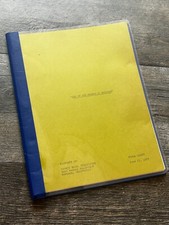 PROBE TV Show Script One Of Our Probes Missing Final Draft 1972 Leslie Stevens