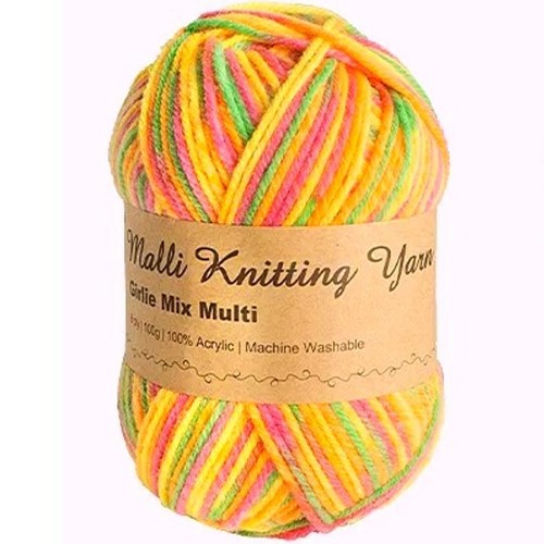 100g Malli Knitting Yarn 8ply Super Soft Acrylic Crochet Craft Wool Balls 8 Ply - Picture 224 of 248