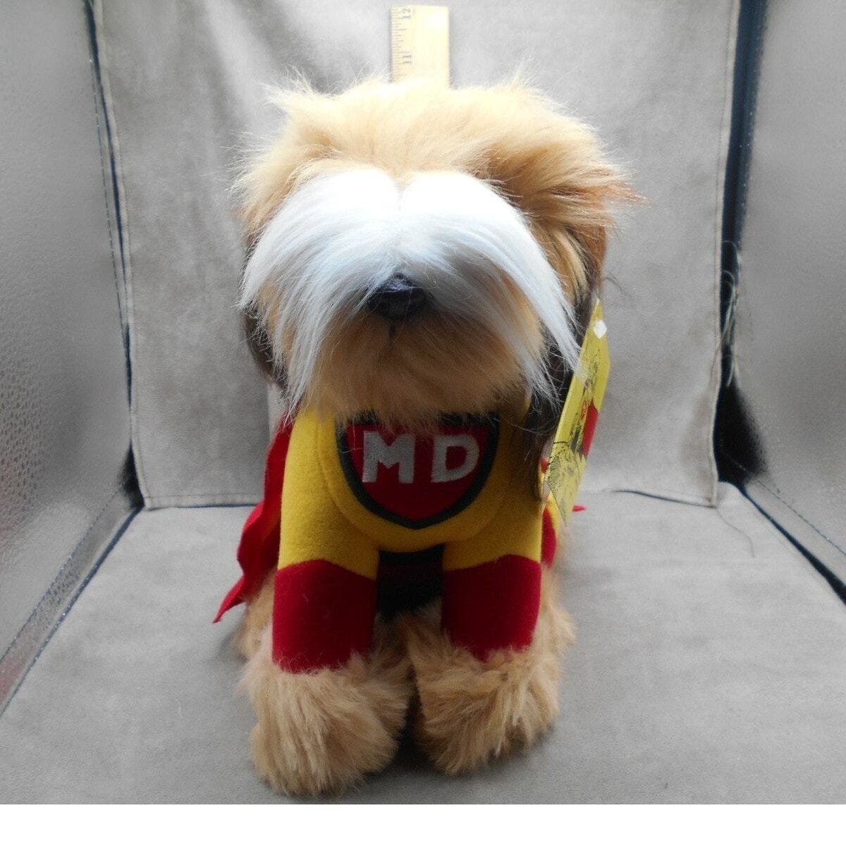 Vintage 1986 Mighty Dog Plush by Dakin & Carnation Original Hang