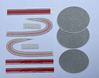 1974 Yamaha YZ250 Tank Cover Decal Graphic Kit - Restore Your Vintage Dirt Bike
