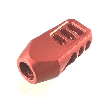 Compact Low Concussion Competition Muzzle Brake Compensator – 5/8x24 TPI, .308 Caliber, Steel