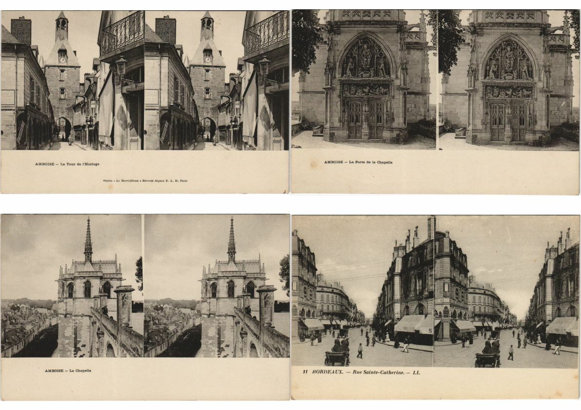 STEREO POSTCARDS FRANCE 54x, Vintage Postcards (L3269) | eBay