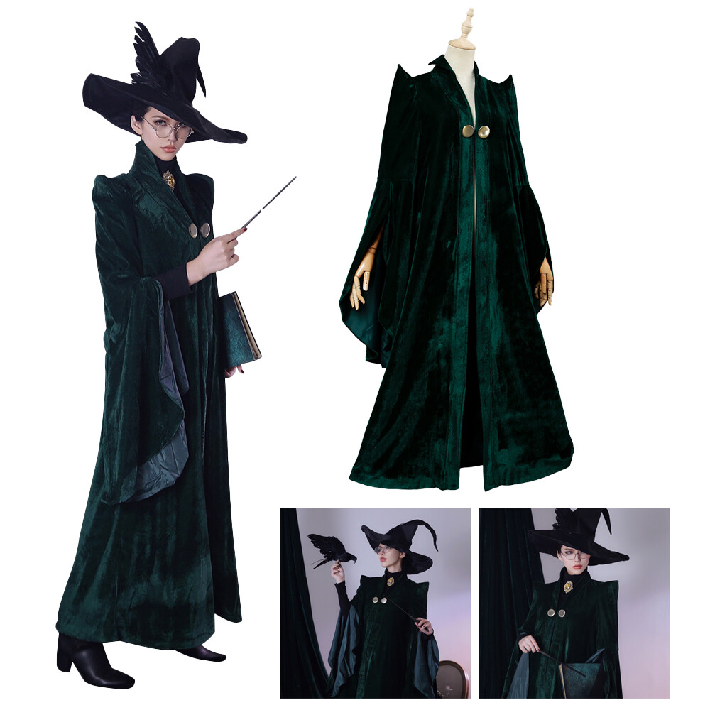 Déguisement Officiel Harry Potter – Professeur McGonagall Enfant – Robe, Cape & Chapeau