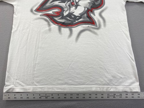 Vintage Buffalo Sabres Dominik Hasek #39 Starter T-Shirt Mens M White NHL Hockey - Picture 9 of 18