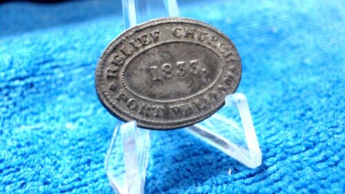 1833 Scottish Communion Token, Relief Church, Port William, Better Grade - Picture 3 of 5