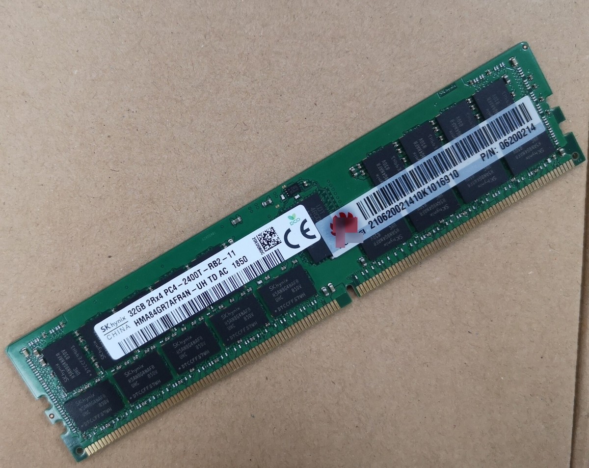 SK Hynix 32GB DDR4 3200MHz 2933MHz 2666MHz 2400MHz 2133MHz 288p