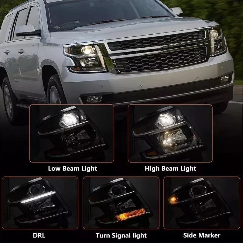 For 2015-2020 Chevy Tahoe/Suburban HID/Xenon Headlight Assembly Passenger Right - Image 4 of 4
