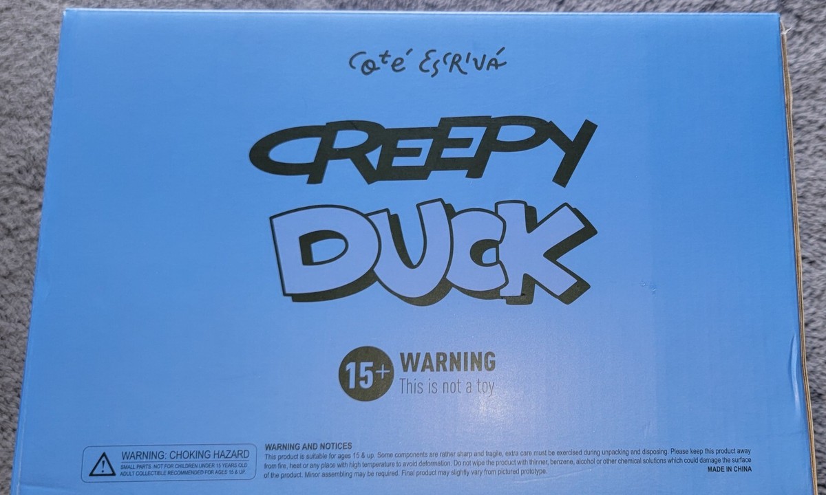 Cote Escriva x Thundermates Creepy Duck ed 129/200 2018 | eBay