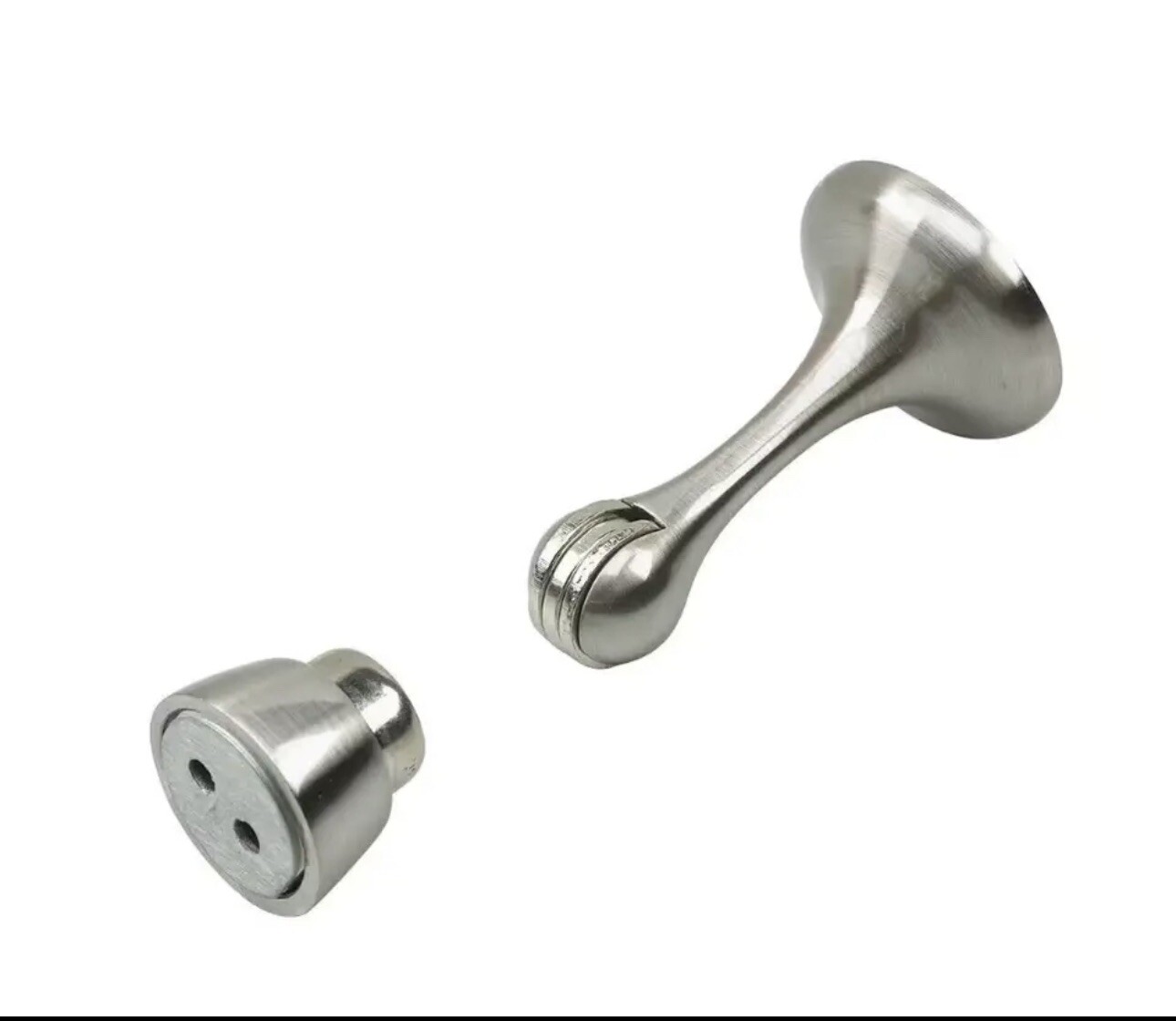 Onward 3 in. Brushed Nickel Magnetic Door Stop 67NBR