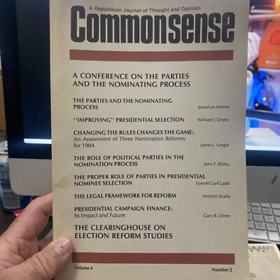 A  Republican Journal of Thought and Opinion Common sense Vol 4, Number 2 Signed