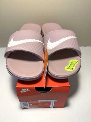 Nike Benassi Solarsoft Women's Size 9 Slides Sandals Rose 705475 603 *Rare*