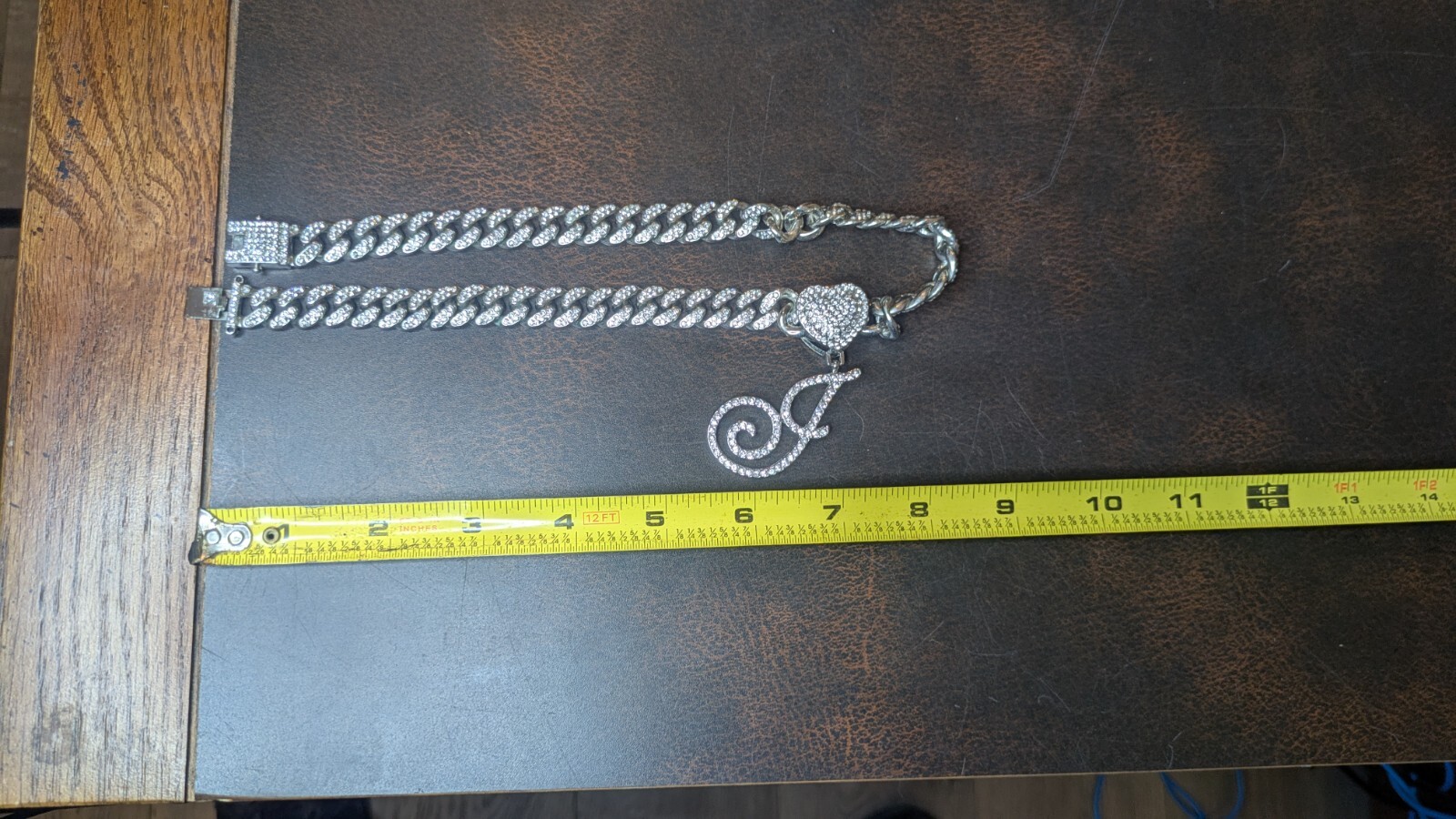 Krfy Cursive Silver Plated Initial Pendant Neckla… - image 1