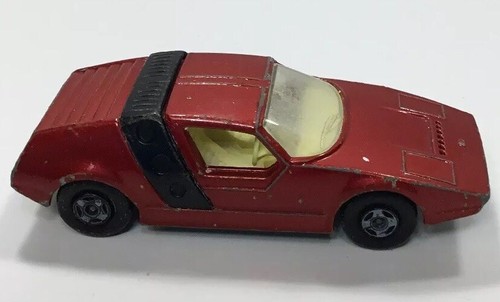 Vintage 1972 Lesney Matchbox Superfast No 41 SIVA SPYDER RED 1/64 - Picture 3 of 8