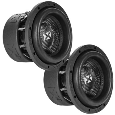 NVX VCW82v3 (VCW82 Version 3) | 1300W Dual 2-Ohm 8'' Subwoofer
