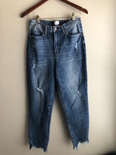 Nicole Miller New York Super High Rise Straight Jeans Nomad Womens Size 8