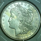 1921-D Morgan Silver Dollar - AU - Free Shipping
