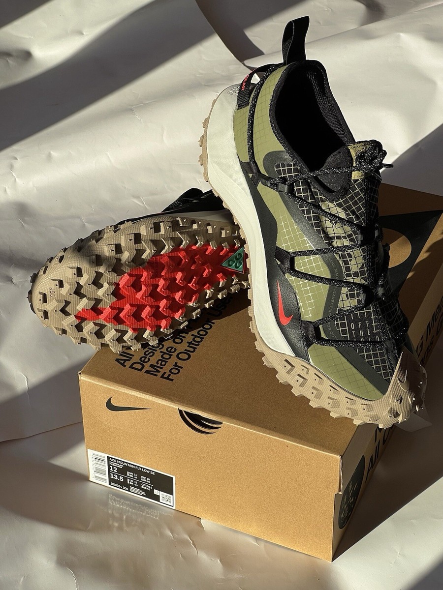 Nike ACG Mountain Fly Low SE Gore-Tex DO9334-300 UK 11 Green/black
