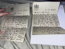 2 Letters Dr Carl Perin Palm Reader Clairvoyant Read Pope Hotel Gerard New York