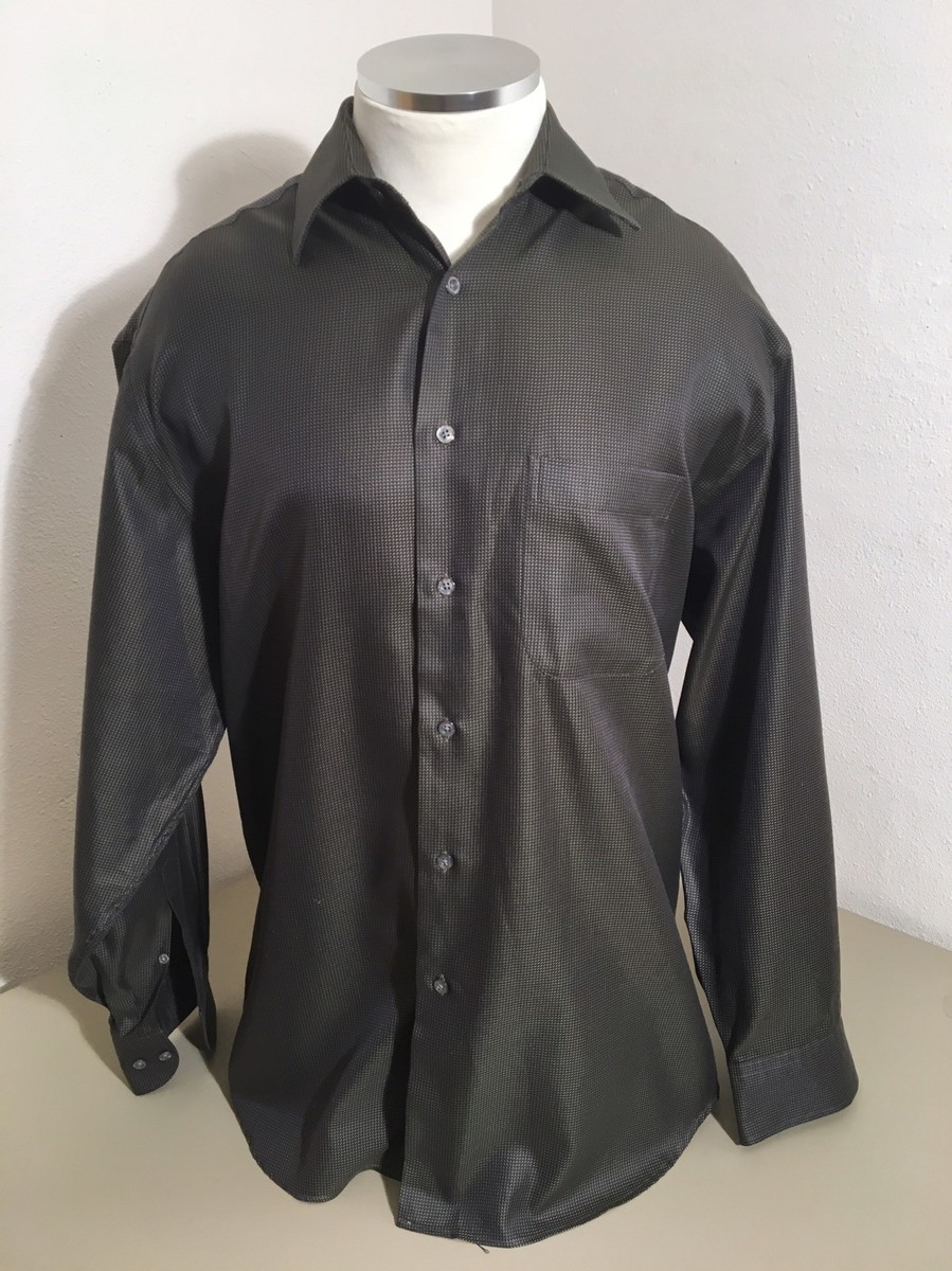 xmi classic dress shirts SIZE 17L 35 SHIRT 15% Nylon